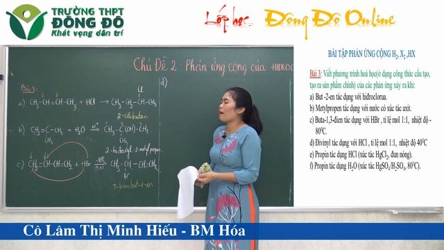 Hóa học 11 | Luyện tập | Phản ứng của các hydrocarbon không no смотреть онлайн