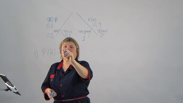Тема 3.2. Теоремы о вероятностях событий. Задача 4 смотреть онлайн