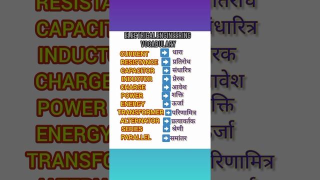 ELECTRICAL ENGINEERING VOCABULARY | VOCABULARY | смотреть онлайн