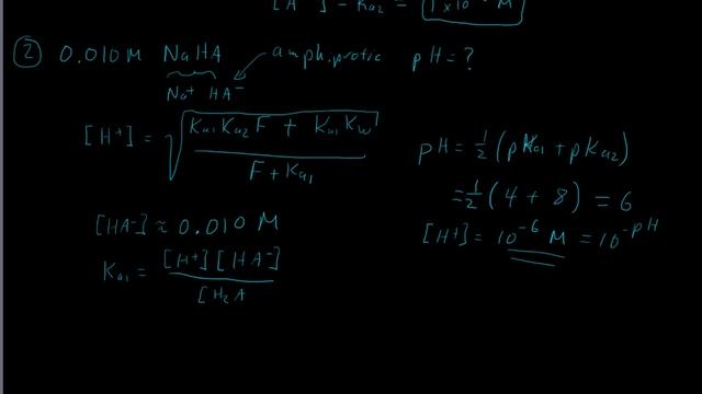 Calculating pH of Diprotic Acids - Examples смотреть онлайн