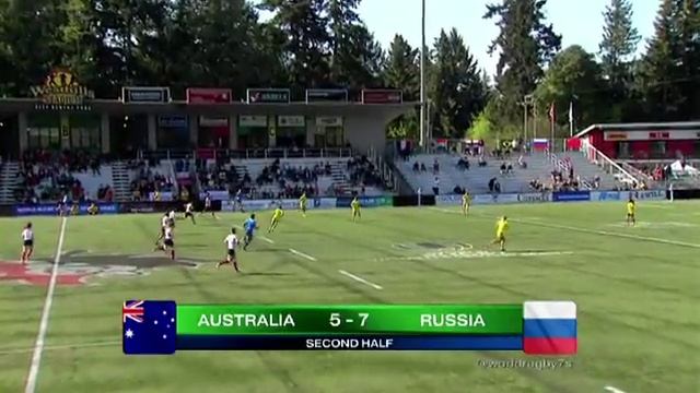 2015 Лангфорд Женщины Регби 7 Россия - Австралия смотреть онлайн