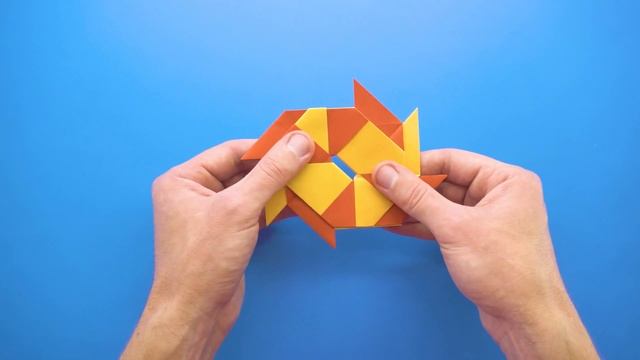 Antistress Kinetic Origami - Transforming Ninja Star Easy смотреть онлайн