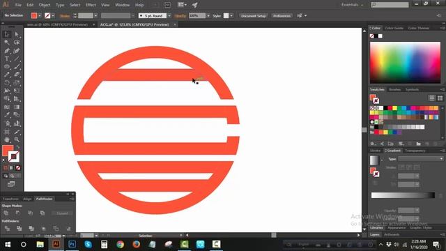 ACG ellipse logo design bangla tutorial*EPISODE-#32*Logo maker M смотреть онлайн