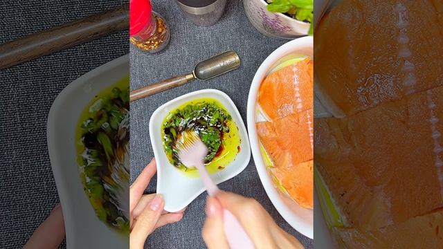 Запечённое филе лосося