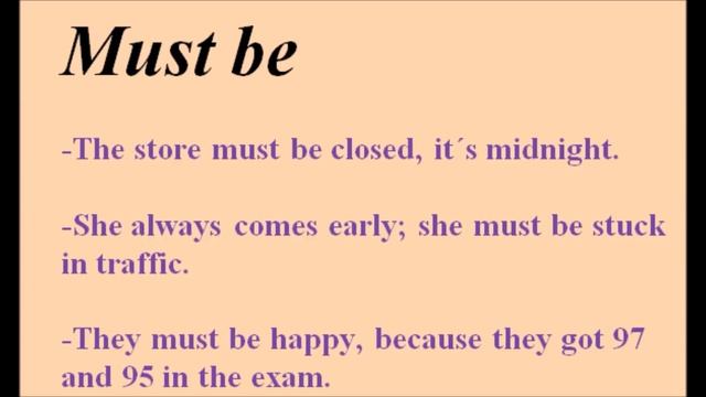 modals verbs speculation and deduction смотреть онлайн