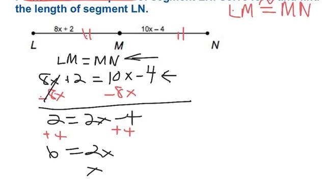 Segment Addition Postulate, example 4 смотреть онлайн
