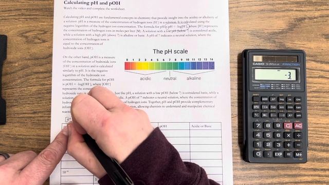 Calculating pH and pOH смотреть онлайн