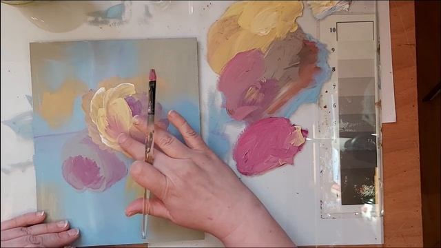 How to Paint a Rose: Painting a Casual Yellow Rose in Acrylics смотреть онлайн