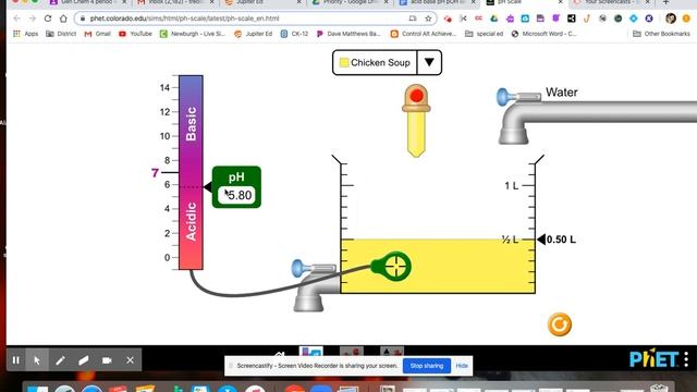 Virtual acid, base, pH,pOH LAB смотреть онлайн