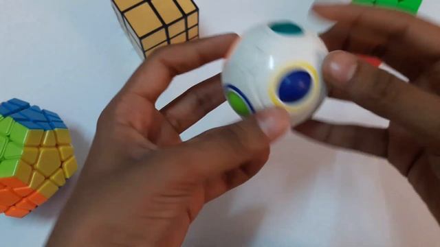 MoYu 8-hole rainbow ball | Rainbow sphere cube 8 hole solving tutorial. смотреть онлайн