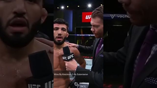 🗣Арман Царукян - Слова после боя на #UFCVegas75 смотреть онлайн