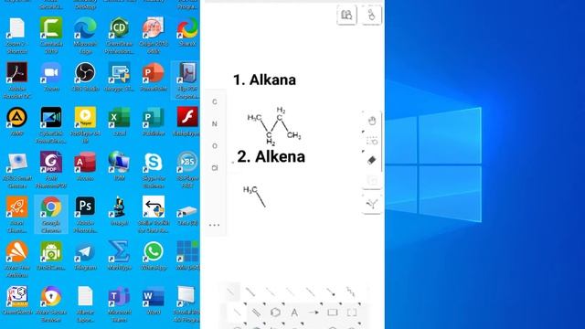 Menggambar Struktur Kimia Alkana dan Alkena Menggunakan HP Android (Aplikasi KingDraw) смотреть онлайн