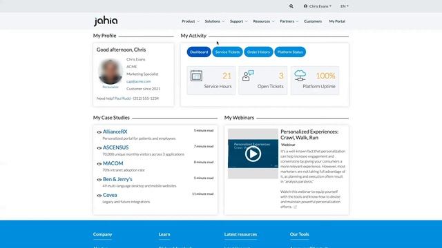 Jahia Demo | Personalized Web Portal Experience смотреть онлайн