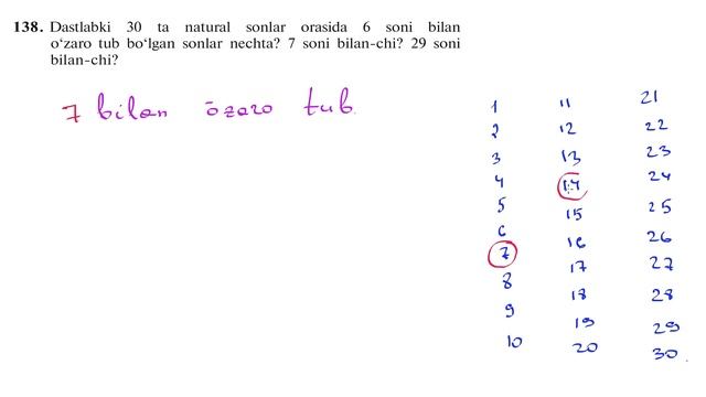 138-139-masala 6-sinf MATEMATIKA Javoblari
