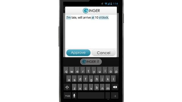 Ginger Grammar & Spelling keyboard смотреть онлайн
