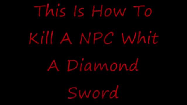 Minecraft How To Kill A NPC смотреть онлайн