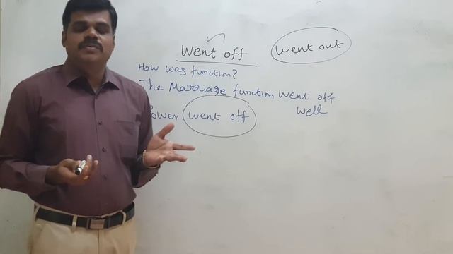 #English_in_Practical_Way.How to use "Went Off" | Jawahar Venkatraman. смотреть онлайн