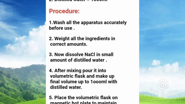 Normal Saline 0.9% Solution Composition Preparation in Urdu Hindi Pharmacology practical смотреть онлайн