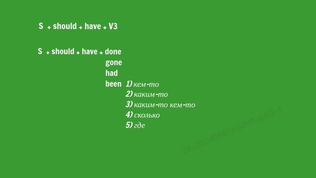 Business English Could Have Done Should Have Done