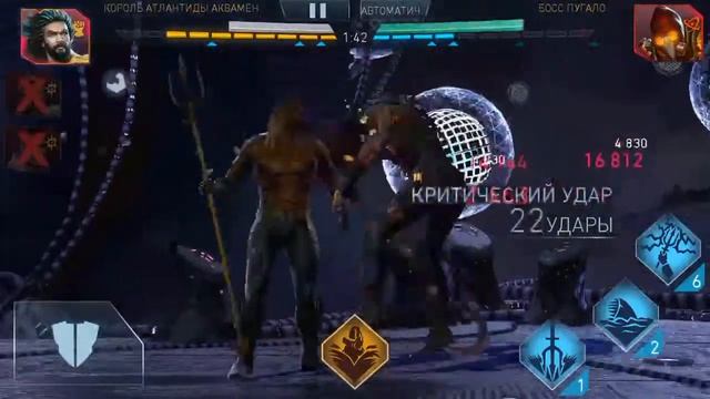 Injustice 2 mobile Рейд 6 Пугало 4.1 дамаг. смотреть онлайн