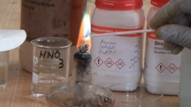 Identify sodium, calcium, strontium barium, copper, potassium radical by flame test. смотреть онлайн