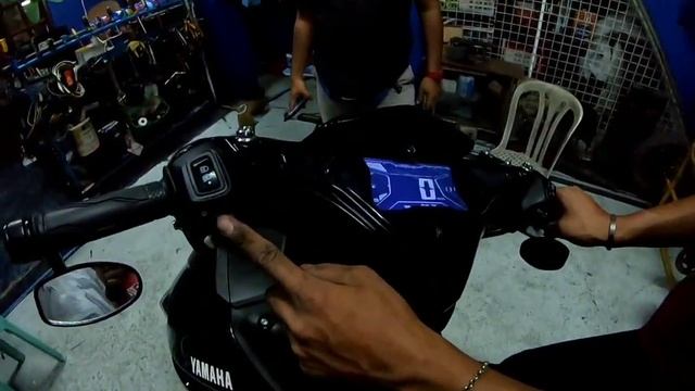 Yamaha Aerox with Domino switch and Bosch Evolution смотреть онлайн