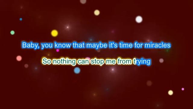 Karaoke Adam Lambert - Time For Miracles смотреть онлайн