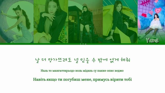 ITZY - LOCO (КИРИЛІЗАЦІЯ + ПЕРЕКЛАД УКРАЇНСЬКОЮ) смотреть онлайн