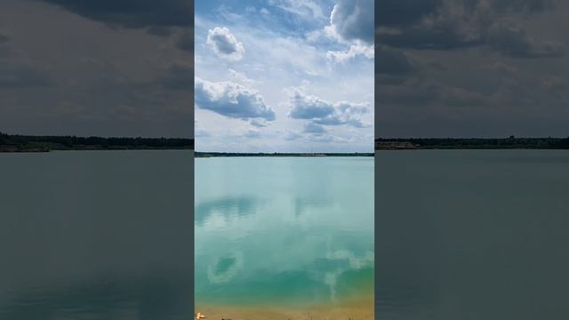 Подмосковные «мальдивы»,карьер в Есино😉 #карьересино #подмосковныемальдивы #пляжподмосковье #лето