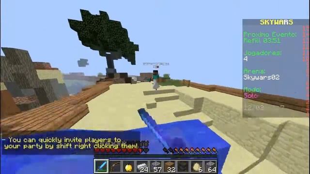 Minecraft:PC SKYWARS DA ZUERA!! смотреть онлайн