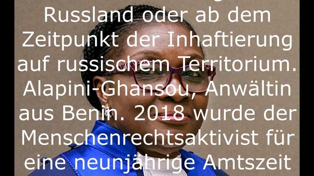 Ein Russisches Gericht Hat Einen Richter Des Internationalen Strafgerichtshofs Festgenommen.
