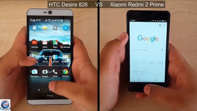 [Hindi] HTC Desire 826 VS Xiaomi Redmi 2 Prime Speed Test Full HD смотреть онлайн