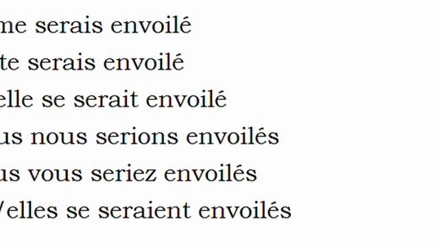 Изучение французского языка = Спряжение глаголов = S'envoiler смотреть онлайн