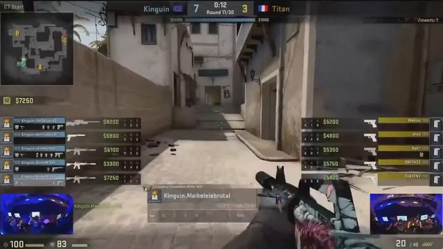 CSGO - Gaming Paradise 2015 - Kinguin vs Titan Mirage Map 3 смотреть онлайн