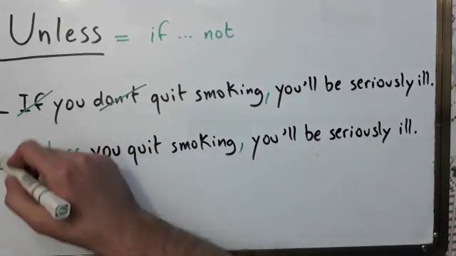 Grammar: if conditional 2/2 - unless смотреть онлайн