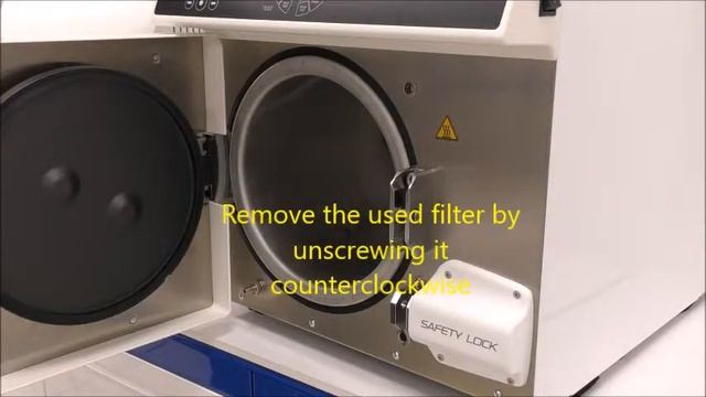 Replacing the bacteriological filter of the autoclave смотреть онлайн