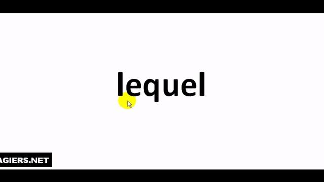 Как произносится # lequel смотреть онлайн