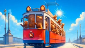 Трамвайчик № 6. В одном трамвайном парке.Детская песенка.Слова И.Даль. Онлайн театр из Екатеринбург