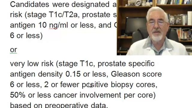 PSA Density as prognositic indicatior for Active Surveillance of Prostate Cancer смотреть онлайн