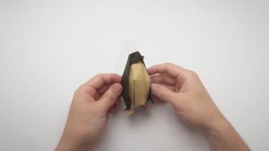 Пингвин оригами! Поделки своими руками!