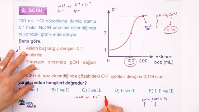 3 SORUDA AYT 5 (Hız Bağıntısı, pH Hesaplama, Elektroliz) смотреть онлайн
