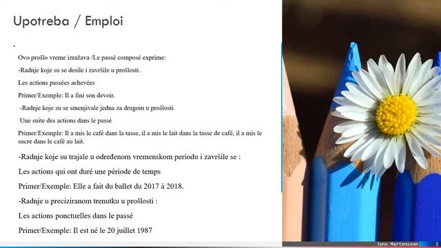 Le passé composé avec l’auxiliaire AVOIR смотреть онлайн