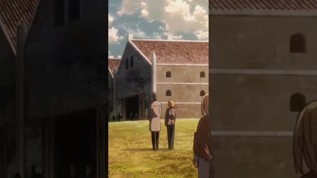 Микаса забрала у Эрена тяжёлые мешки✤ смотреть онлайн