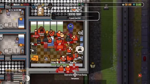 Escape Attempt Central | PRISON ARCHITECT PSYCH WARD DLC Part 34 смотреть онлайн