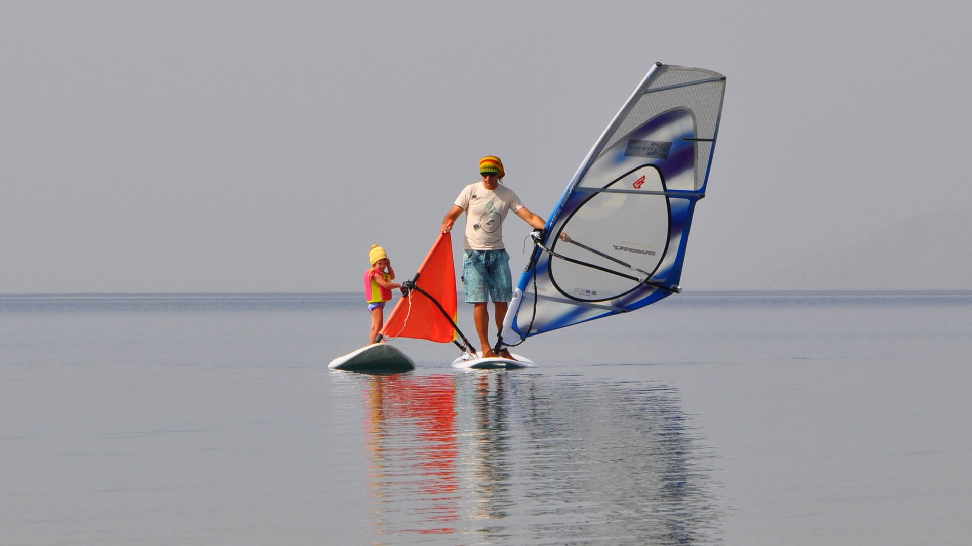 ВИНДСЁРФИНГ Фрагменты  обучения в Египте