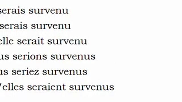 Изучение французского языка = Спряжение глаголов = Survenir смотреть онлайн