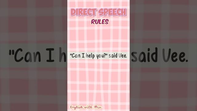 How to Write Direct Speech смотреть онлайн