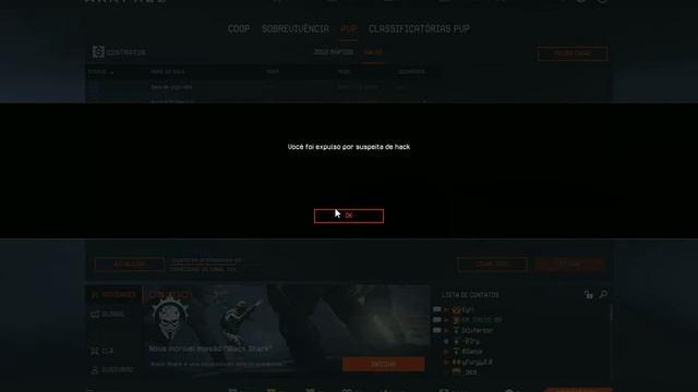 warface bugs : voce foi expulso por suspeita de hack смотреть онлайн
