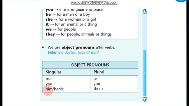 Grade 5 Subject Object Pronouns