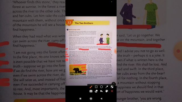Class-8||I.A-B3||English Grammar||Passage||Lesson-33||The Two Brothers||Explanation of whole passag смотреть онлайн